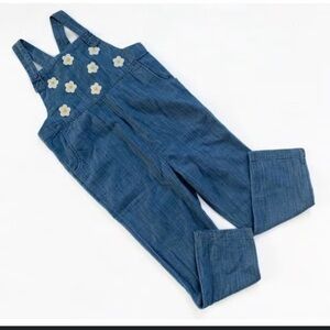Mini Boden chambray daisy Overalls